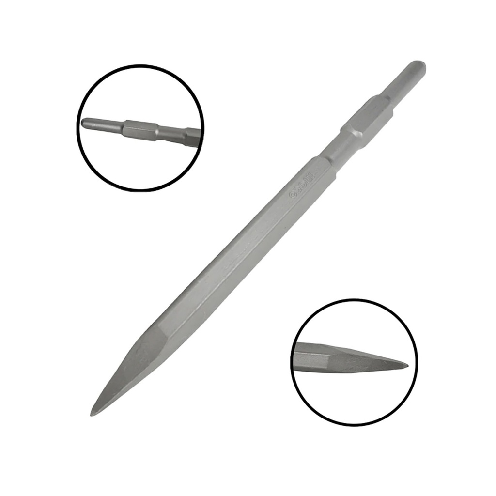 [33811] Cincel Punta SDS Hex para Martillo Demoledor 17×280mm