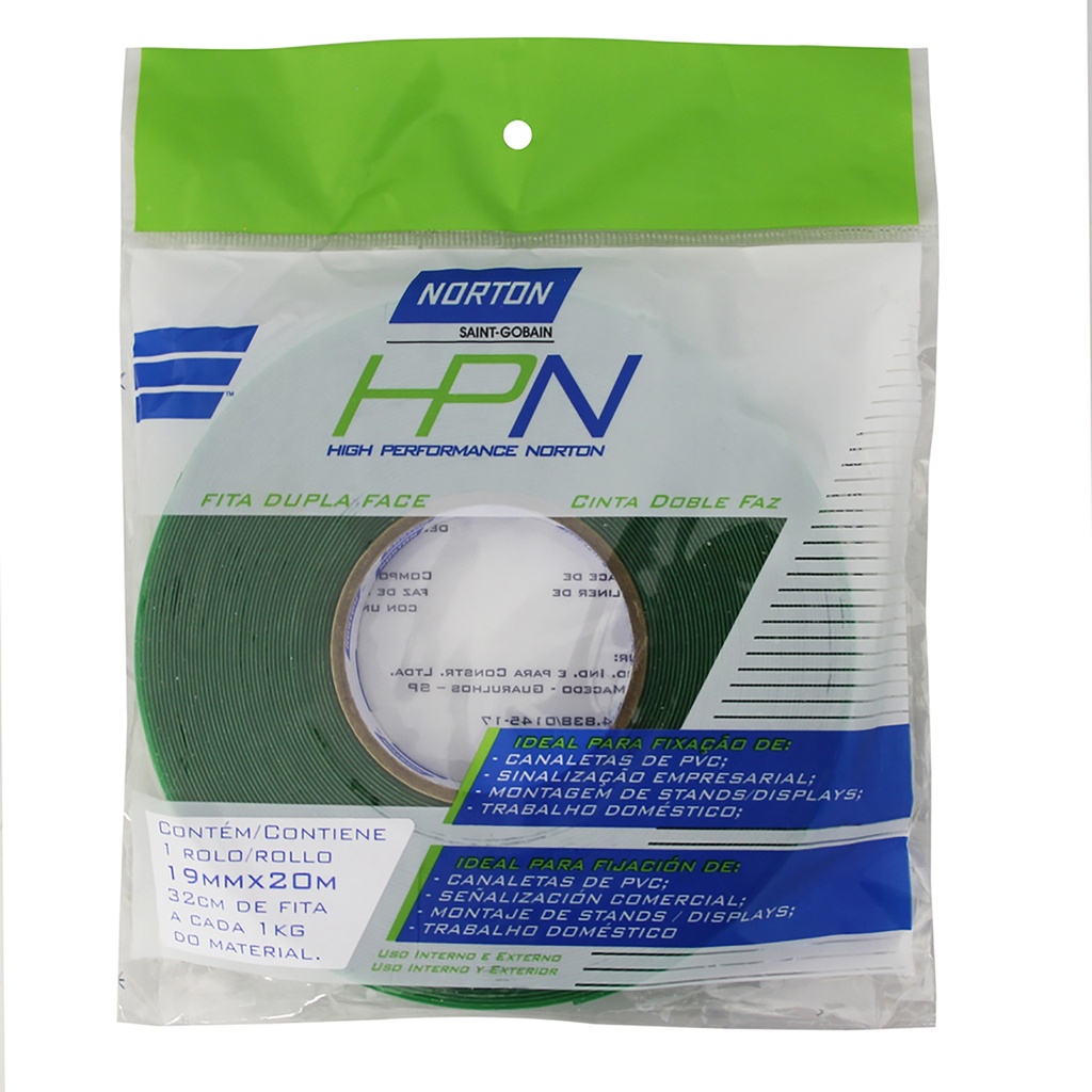 [20854] Cinta Doble Contacto Hpn Multiuso 19MMX20M Transparente
