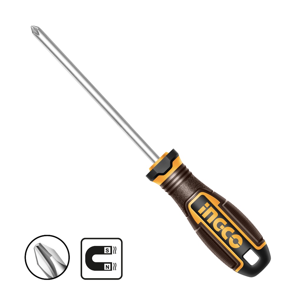 [35453] Destornillador Industrial Punta Cruz PH2×150mm