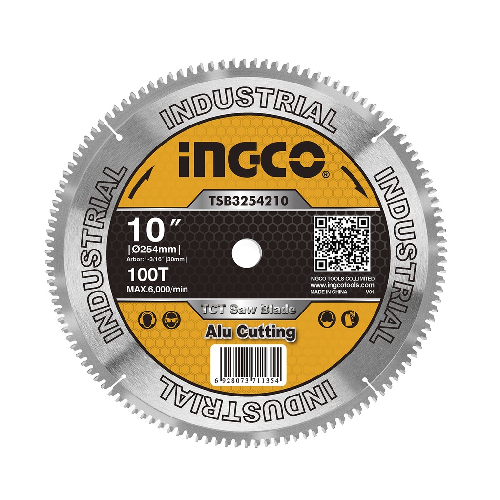 [33508] Disco Sierra Circular Industrial Aluminio 100T 254mm 10"
