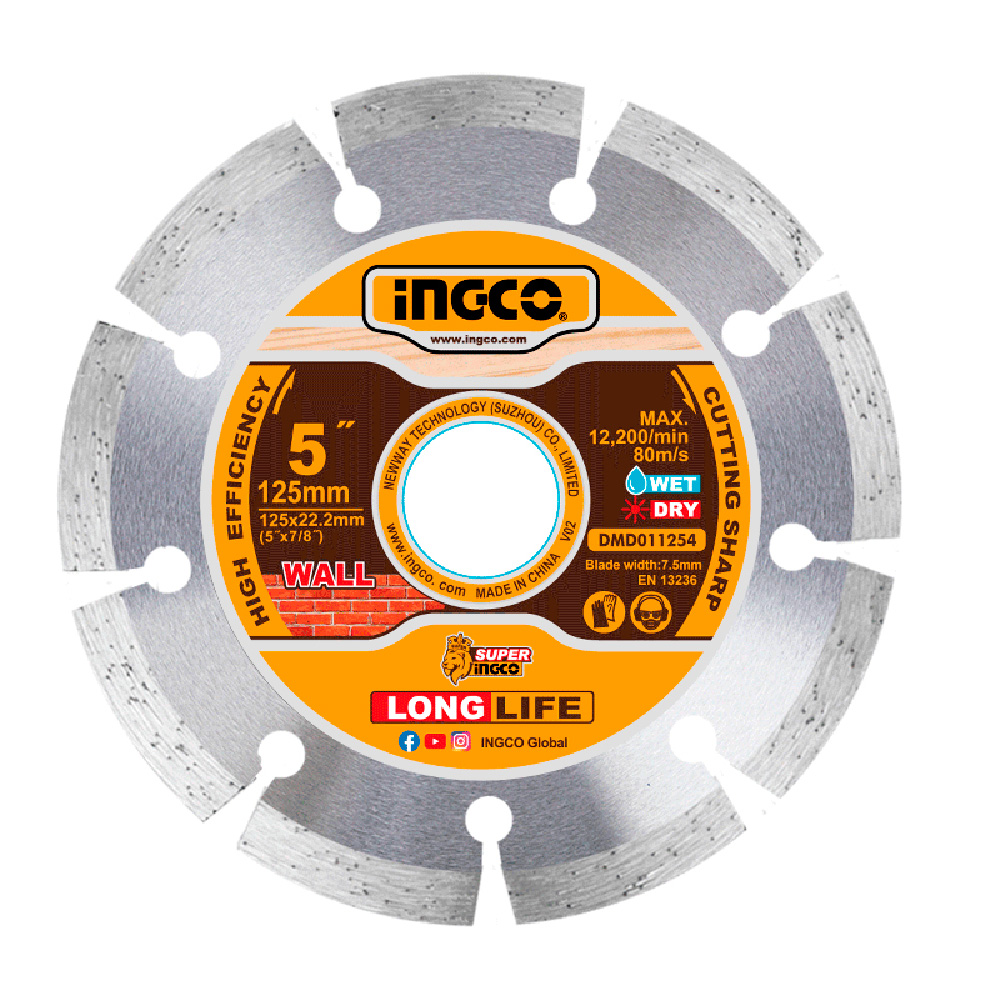 [33578] Disco Diamantado Industrial Segmentado 125X22MM 5"