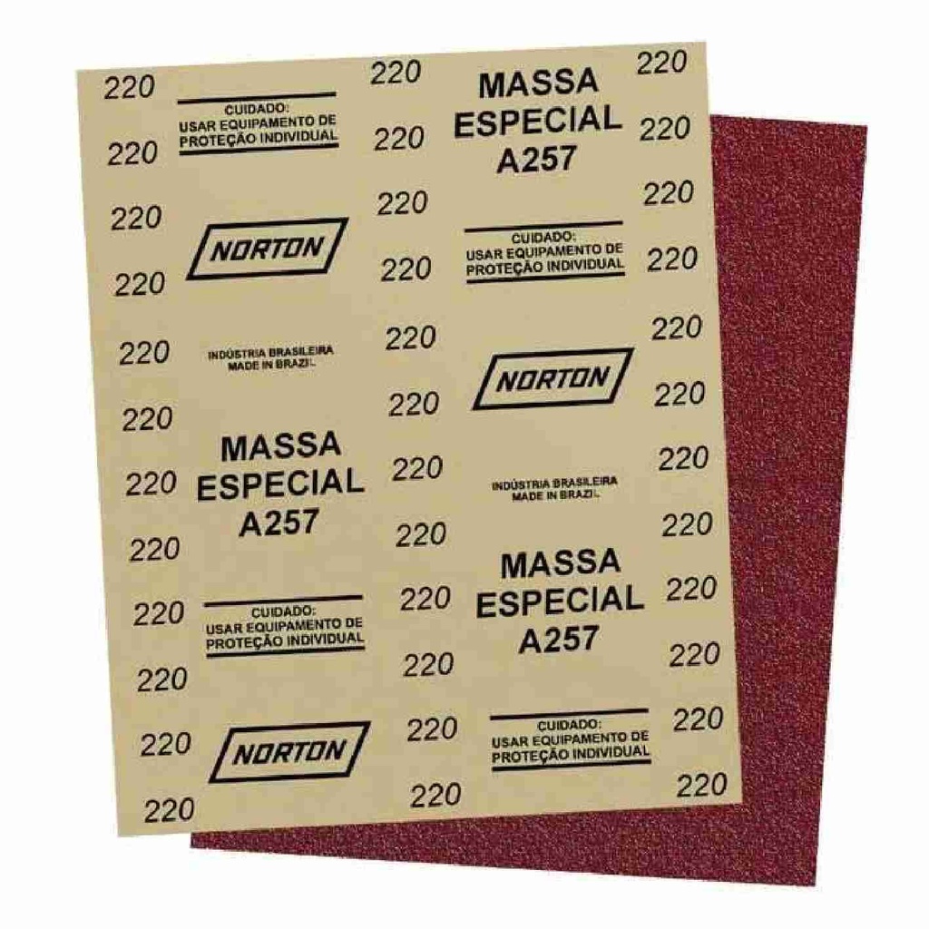 [12453] Lija en Seco para Madera y Masilla A-257 Pliego 225×275 mm Grano 36
