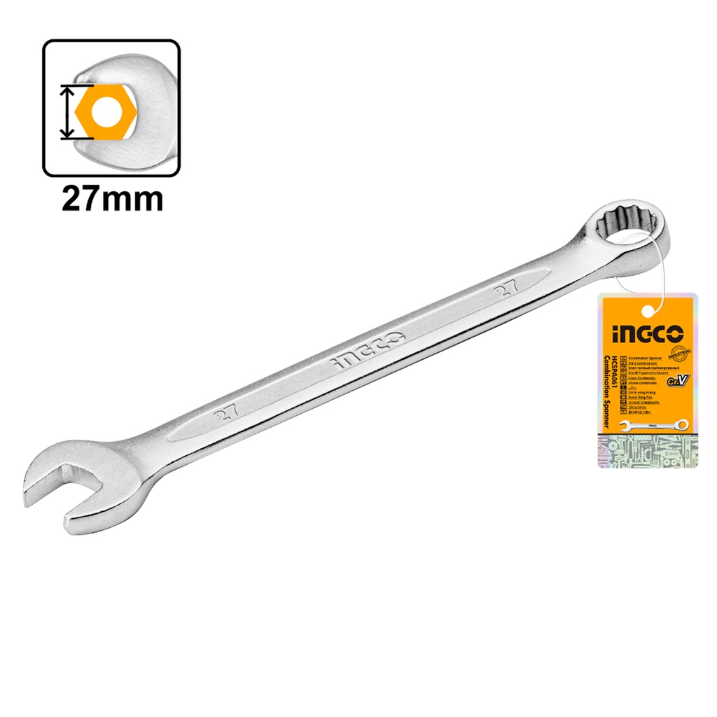 [35538] Llave Industrial Punta Corona 27X320MM