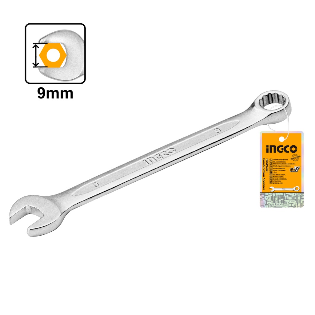 [35529] Llave Industrial Punta Corona 9X130MM