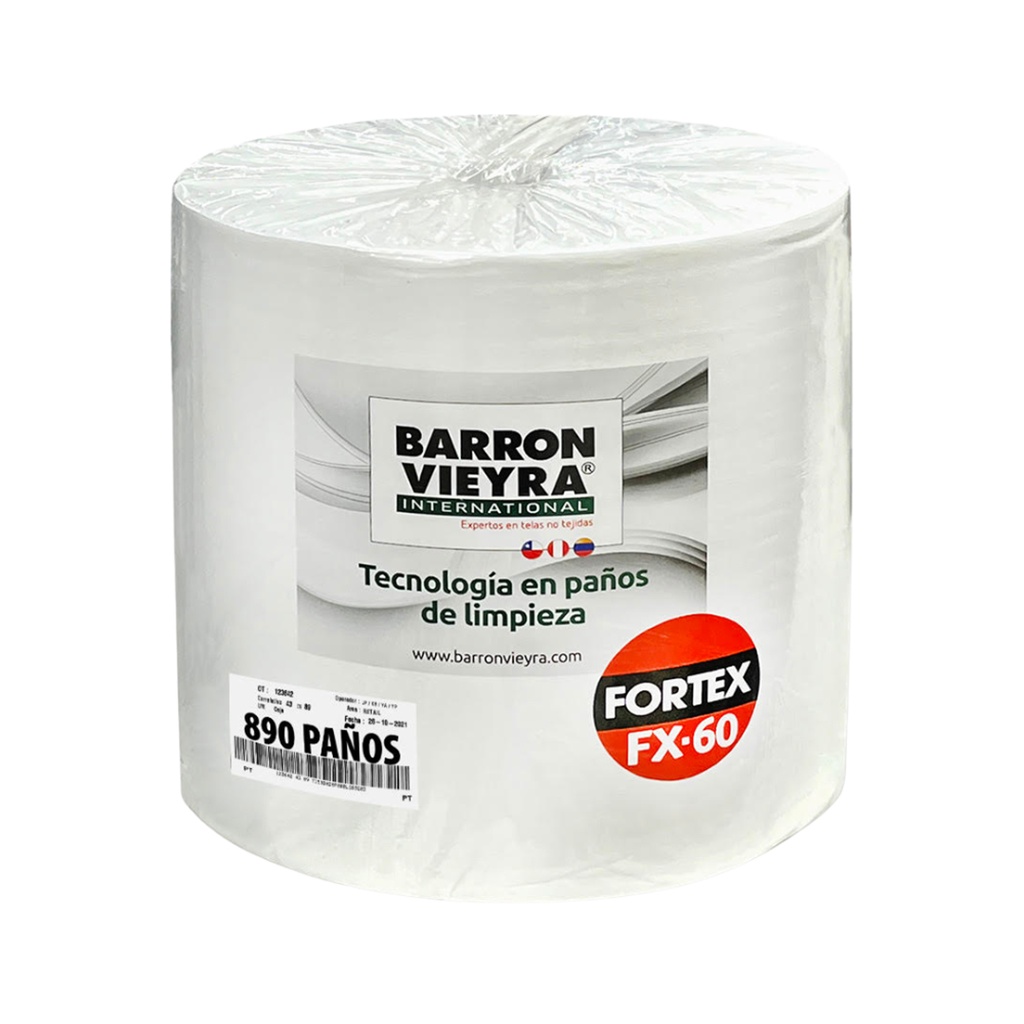 [35668] Paño de Limpieza Rollo 890 Unidades 28X34CM Fortex