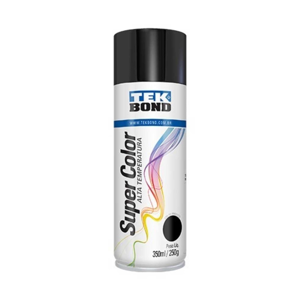 [34839] Pintura en Spray Alta Temperatura Negro Brillante 400ML