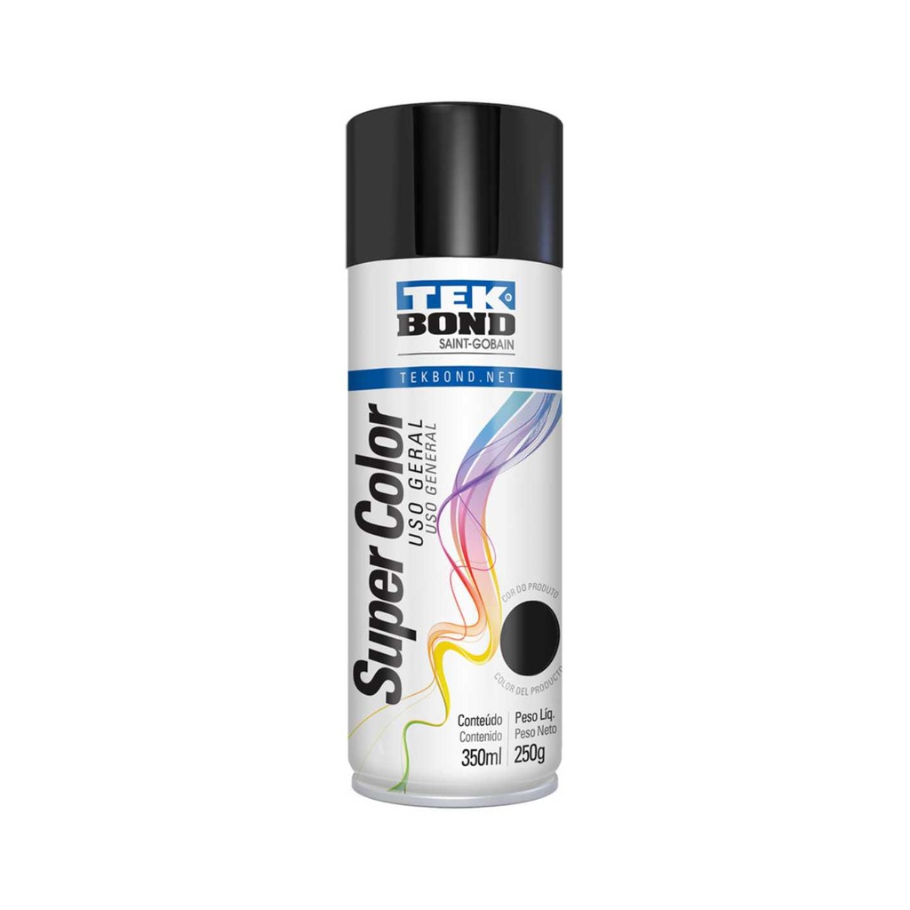 [34812] Pintura en Spray Uso General Negro Brillante 400ML