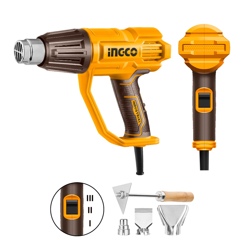 [36066] Pistola de Calor Industrial Analoga 50/450/550°C + Acces 2000W