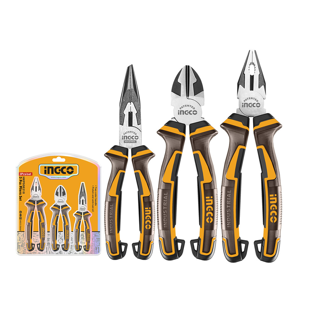 [3104] Set Alicates Industrial 3 Piezas 160-200MM/6-8"