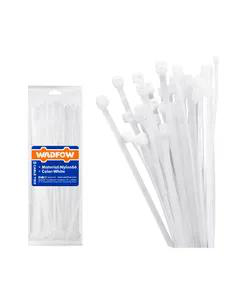 [34081] Set Amarras Plastica 100 Piezas 4,8X300MM Blanco