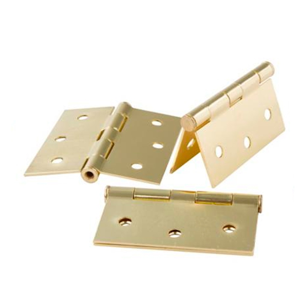 [32654] Set Bisagra L285 Br Satin 3,5X3,5" Lioi 3 Unidades