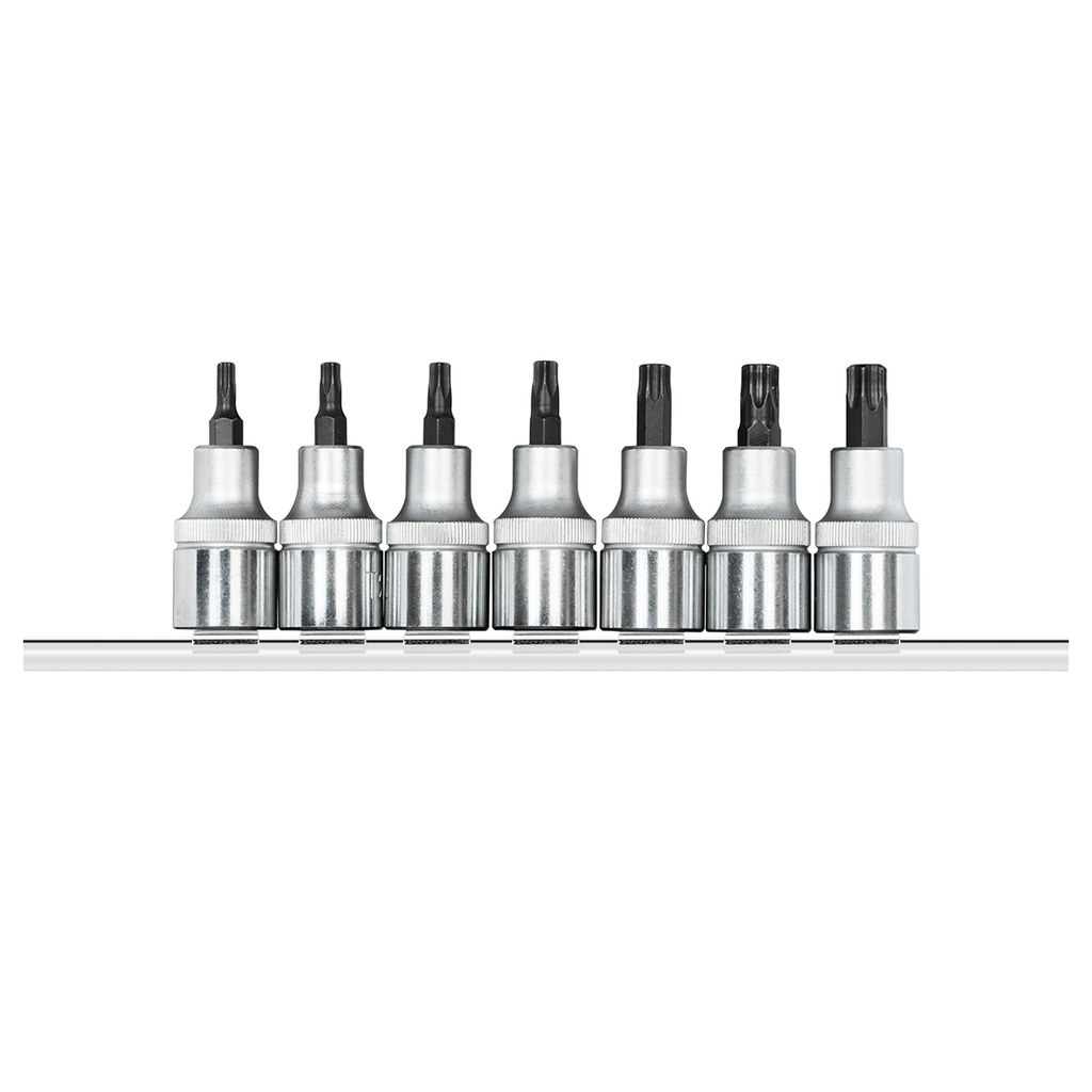 [36841] Set Dados Punta Tx 1/2" T20-T50 R62458107 7 Piezas Red 3300029