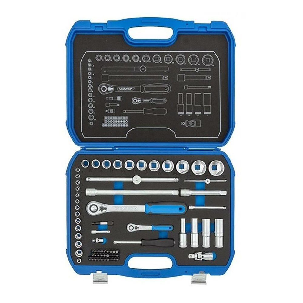[37134] Set Dados y Chicharra 1/4"+1/2" 19 Bmc 20 69 Piezas 3108902