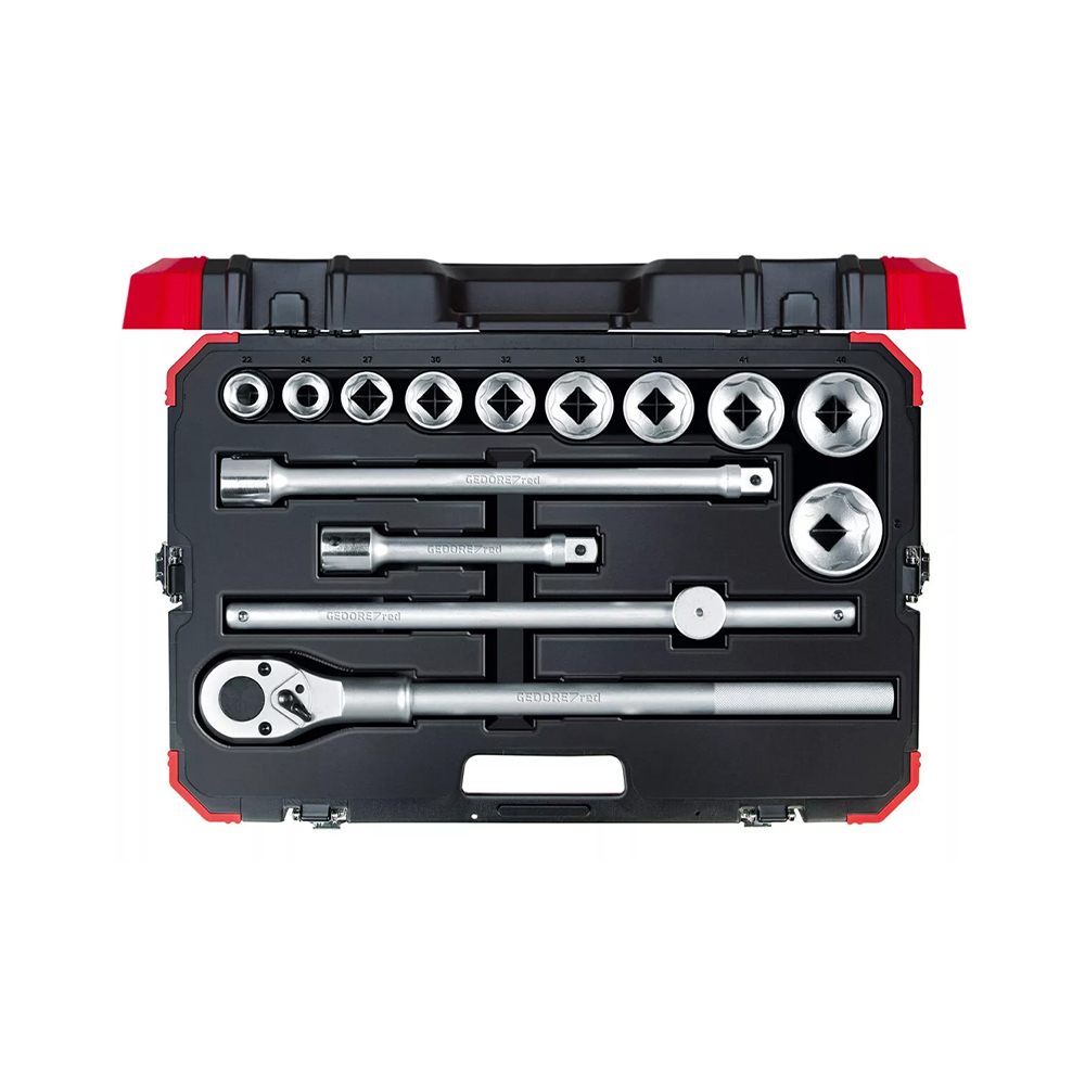 [37139] Set Dados y Chicharra 3/4" 22-50MM R78004014 14 Piezas Red 3300011