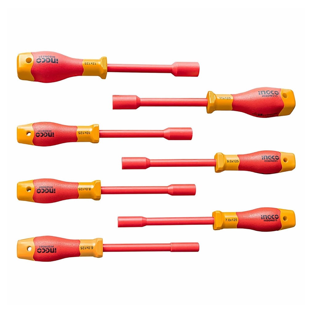 [33983] Set Destornillador Hex Industrial Aislado VDE 7 Piezas