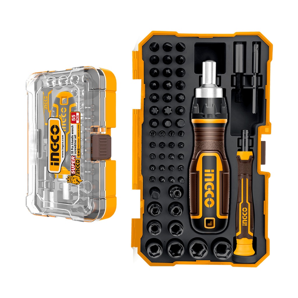 [36239] Set Destornillador Puntas Industrial SL/PH/T/H 55 Piezas