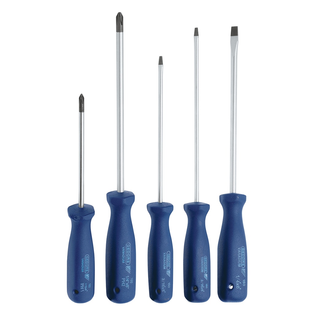 [36620] Set Destornilladores PH/SL Profesional 5 Piezas 150-160S1