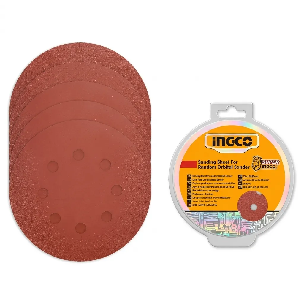 [35522] Set 50 Discos de Lija 125 mm 5" Grano 40-180