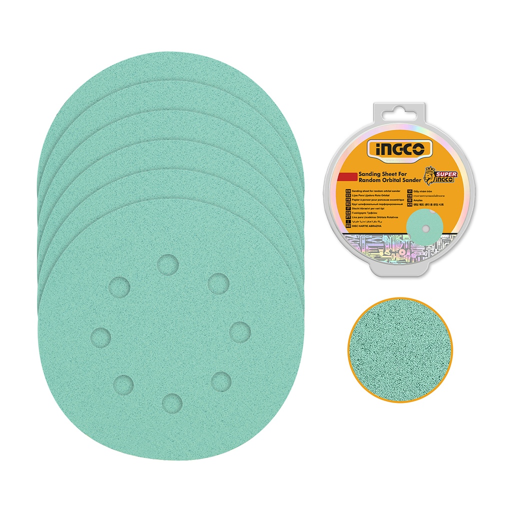 [37066] Set 50 Discos de Lija Eficiencia X2 125 mm 5" Grano 40-180