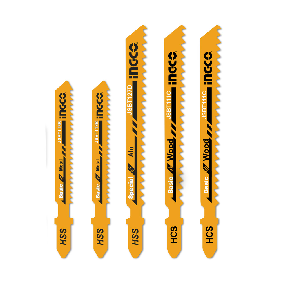 [8722] Set Hojas de Sierra Caladora 5 Piezas para Madera/metal/alu