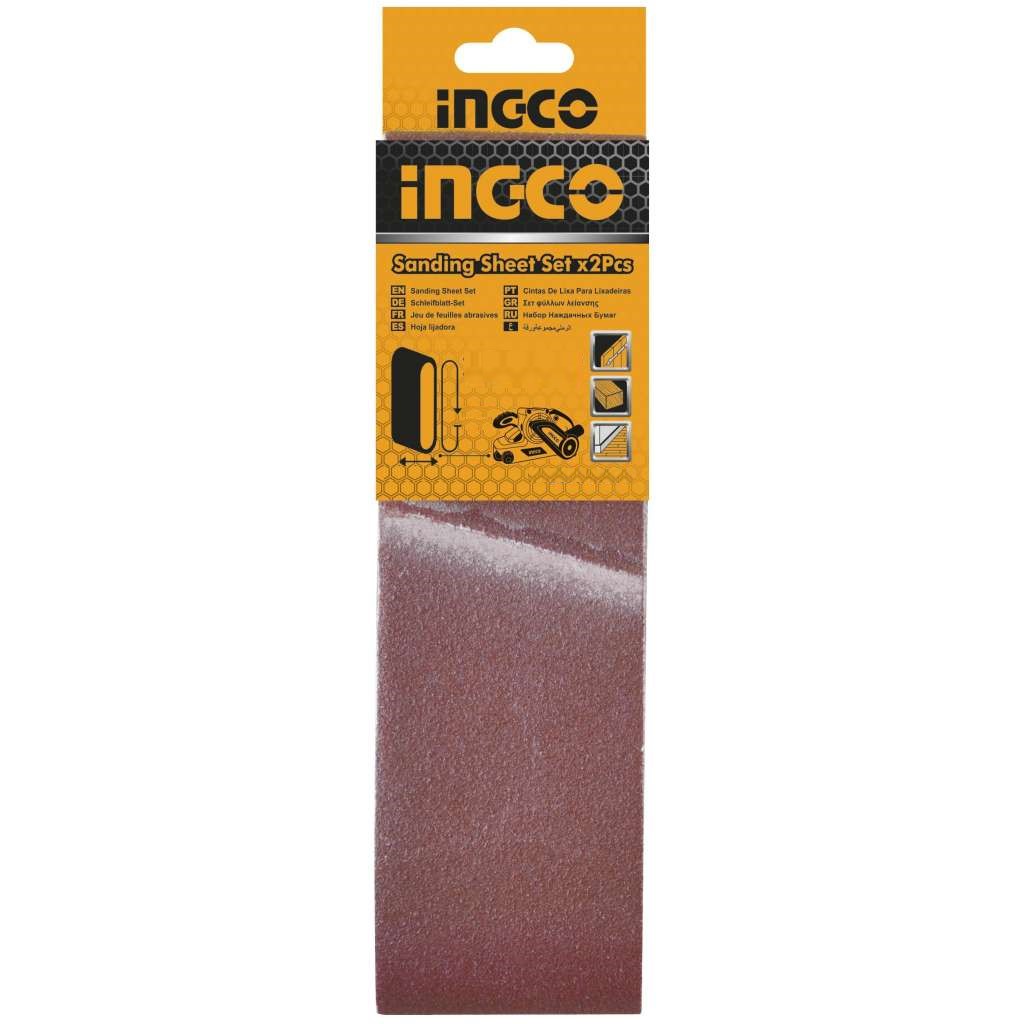 [26809] Set 2 Lijas de Banda 610×100 mm 4×24" Grano 80