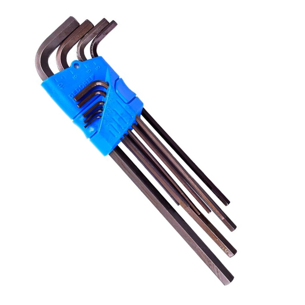 [36587] Set Llaves Allen Larga 42L-9M 1,5-10MM 9 Piezas 012303