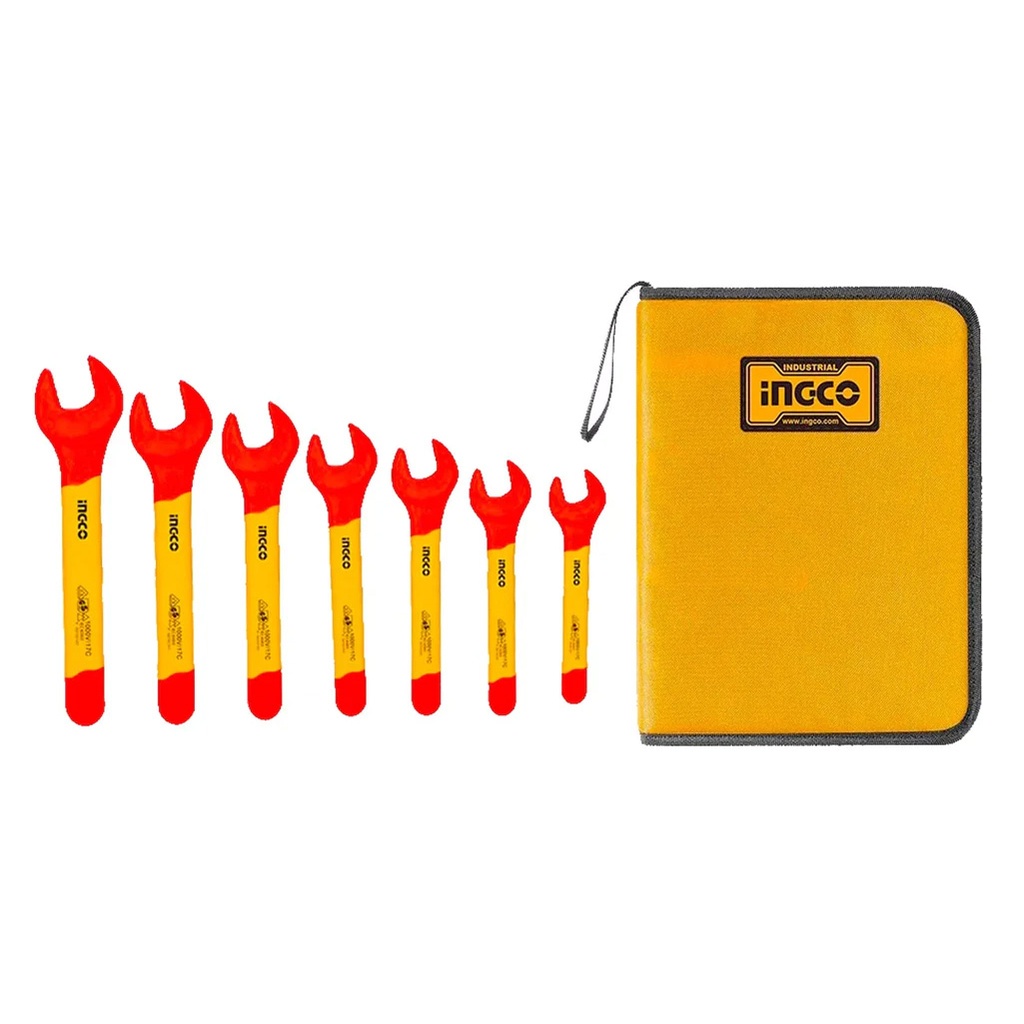 [34213] Set Llaves Punta Industrial Aisladas Vde 8-19MM 7 Piezas