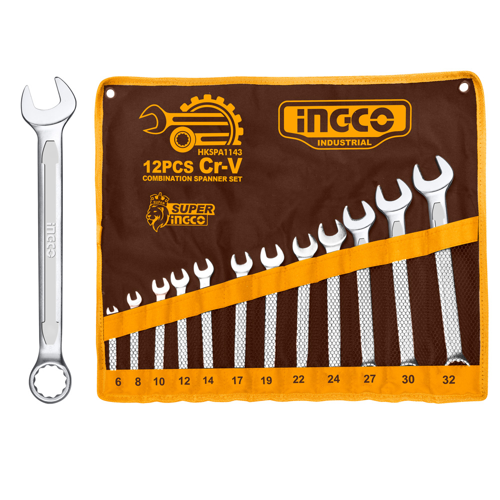 [7969] Set Llaves Punta/corona Industrial 12 Piezas 6 -32MM