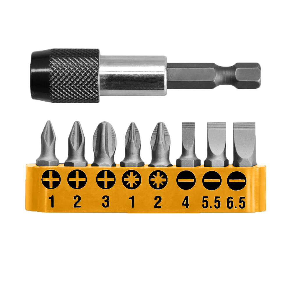 [9603] Set Puntas + Adaptador 9 Piezas