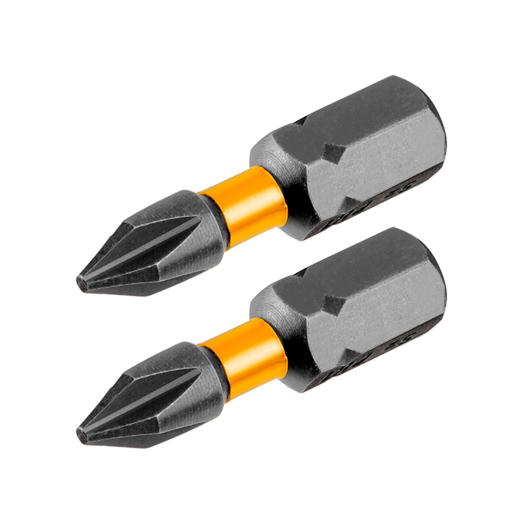 [37081] Set Puntas de Impacto Industrial 2 Piezas PH2X25MM