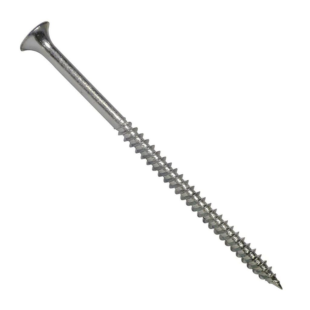 [27808] Tornillo Punta Fina Yeso Carton 100 Unidades 8X3" Mamut