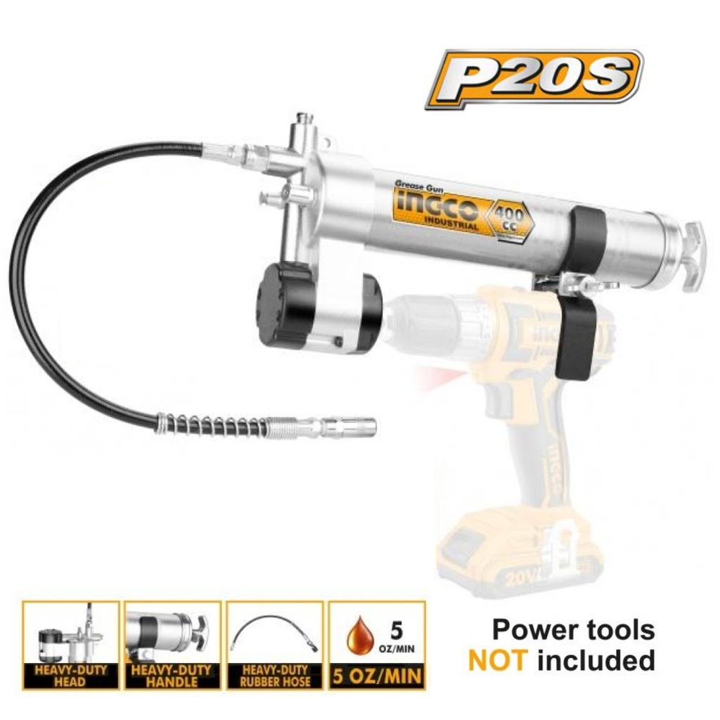 [21683] Pistola Engrasadora Industrial para Taladro 400cc
