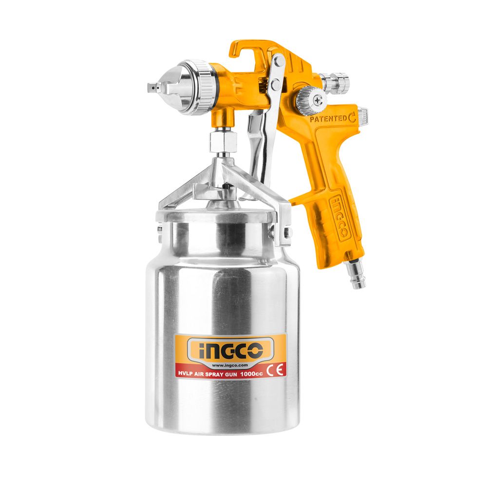 [3408] Pistola de Pintar Industrial Neumatica 1,4MM Hvlp 1000CC