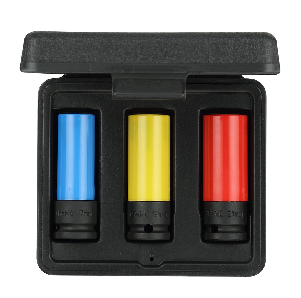 [36797] Set Dados Llantas de Impacto 1/2" 17-21MM R63043003 3 Piezas Red 3300578