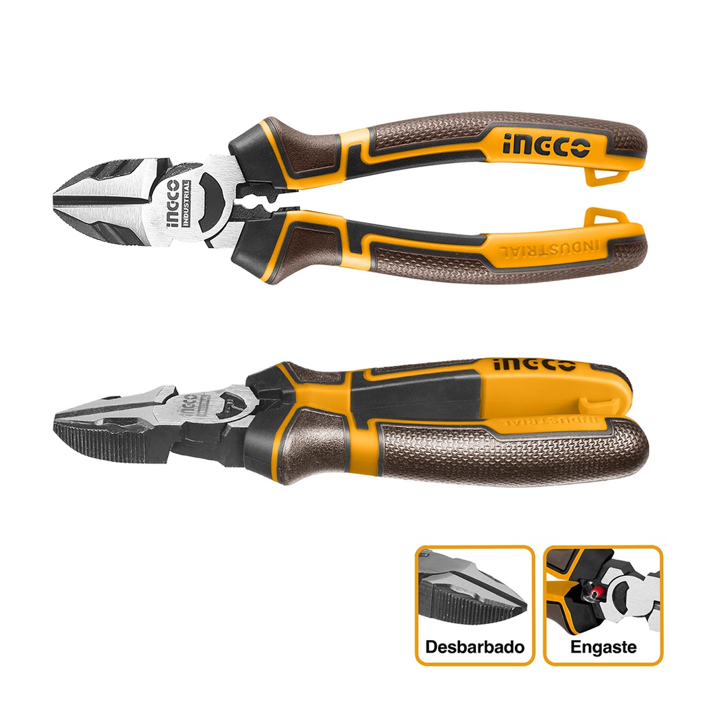 [7073] Alicate de Corte Diagonal Industrial 180MM/7"