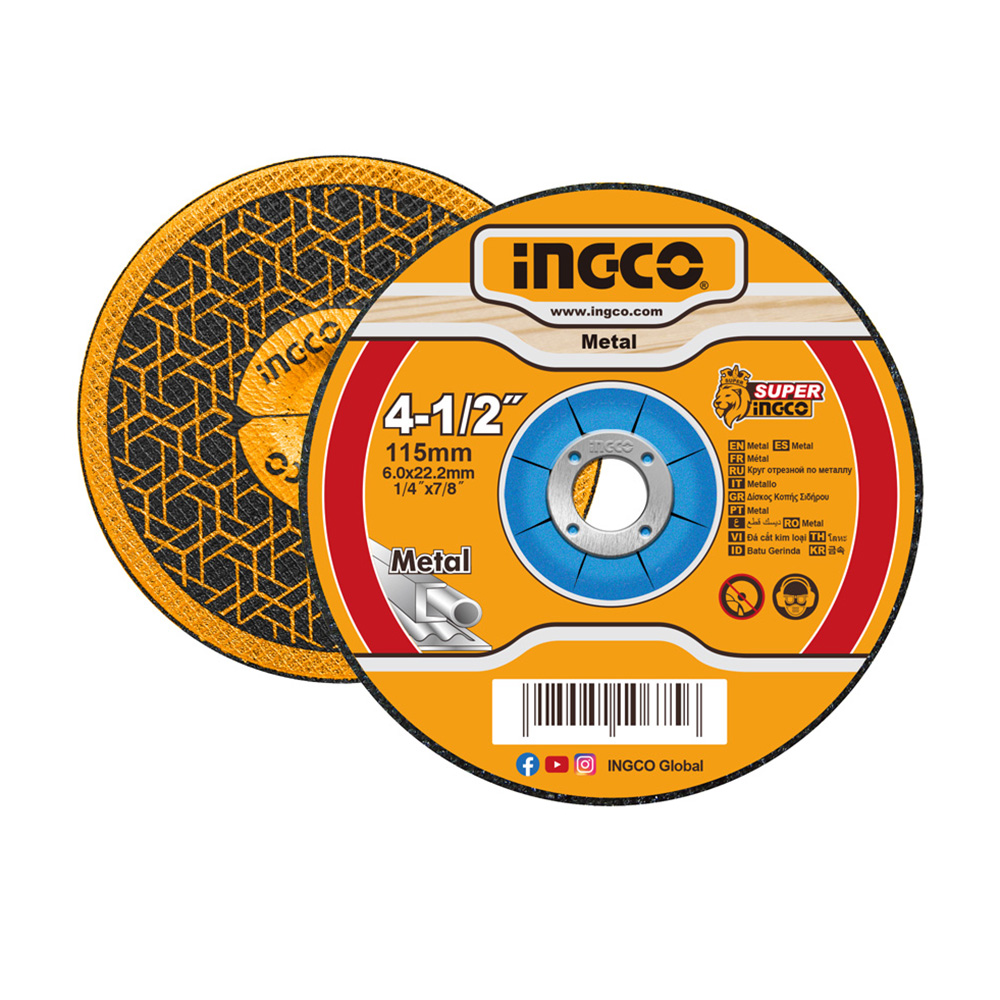 [9631] Disco Desbaste para Metal 115X6X22MM 4 1/2"