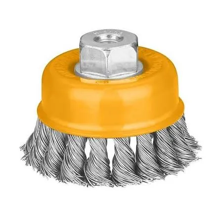 [9639] Grata Copa de Metal Trenzado M14 75MM
